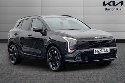 Used 2026 Kia Sportage 1.6 T-GDi HEV GT-LINE Phantom Black at Kia Motors UK