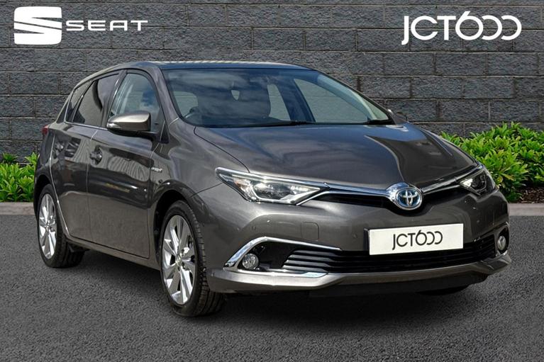 Used 2017 TOYOTA Auris 1.8 VVT-h Excel Hatchback 5dr Petrol Hybrid CVT Euro 6 (s/s) (Safety Sense) (136 ps) Bronze at JCT600