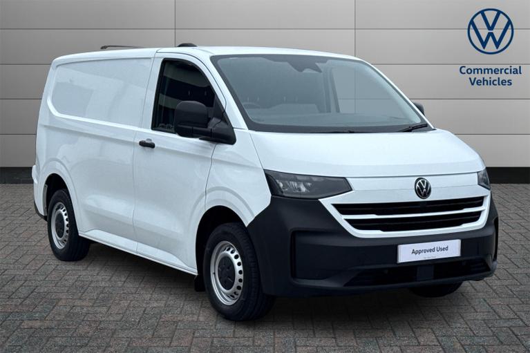Used 2025 VOLKSWAGEN Transporter 2.0 TDI T28 Commerce Plus Panel Van 5dr Diesel Manual FWD SWB Euro 6 (s/s) (150 ps) White at JCT600