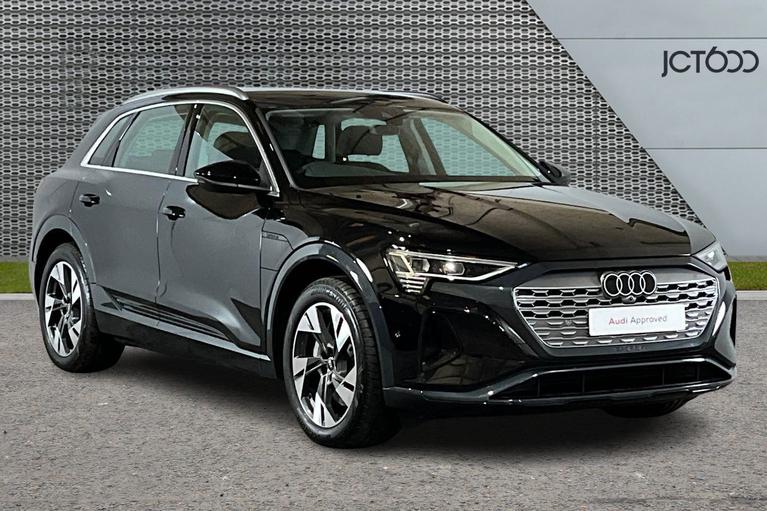 Used 2024 Audi Q8 Sport 55 e-tron quattro 30000 kW Mythos black at JCT600