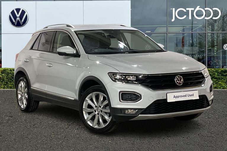 Used 2020 Volkswagen T-Roc SEL 1.5 TSI 150PS EVO 6-speed Manual 5 Door White Silver at JCT600