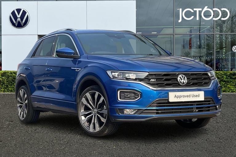 Used 2019 VOLKSWAGEN T-Roc 1.5 TSI GPF EVO R-Line SUV 5dr Petrol DSG Euro 6 (s/s) (150 ps) Blue at JCT600