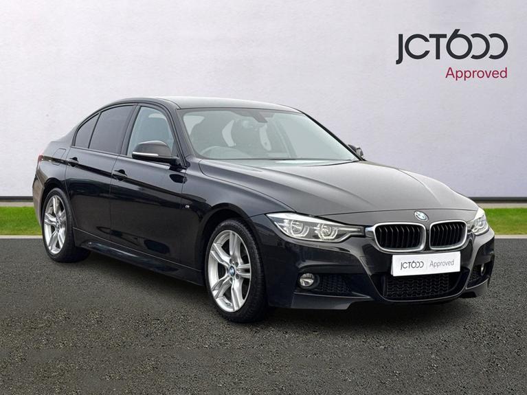 Used 2018 BMW 3 Series 2.0 320d M Sport Saloon 4dr Diesel Auto Euro 6 (s/s) (190 ps) Black at JCT600