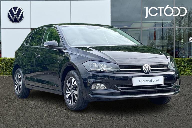 Used 2021 VOLKSWAGEN Polo Match 1.0 TSI 95PS 5-speed Manual Deep Black Pearl at JCT600