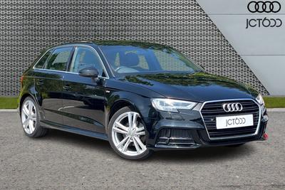 2017 AUDI A3 1.5 TFSI CoD S line Sportback 5dr Petrol Manual Euro 6 (s/s) (150 ps) at JCT600