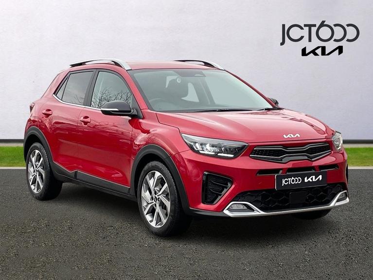 Used 2022 KIA Stonic 1.0 T-GDi MHEV GT-Line SUV 5dr Petrol Hybrid Manual Euro 6 (s/s) (118 bhp) Red at JCT600