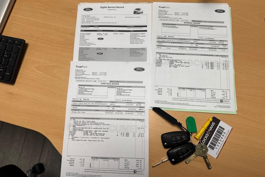 Used FORD TRANSIT CUSTOM BK22URF 8