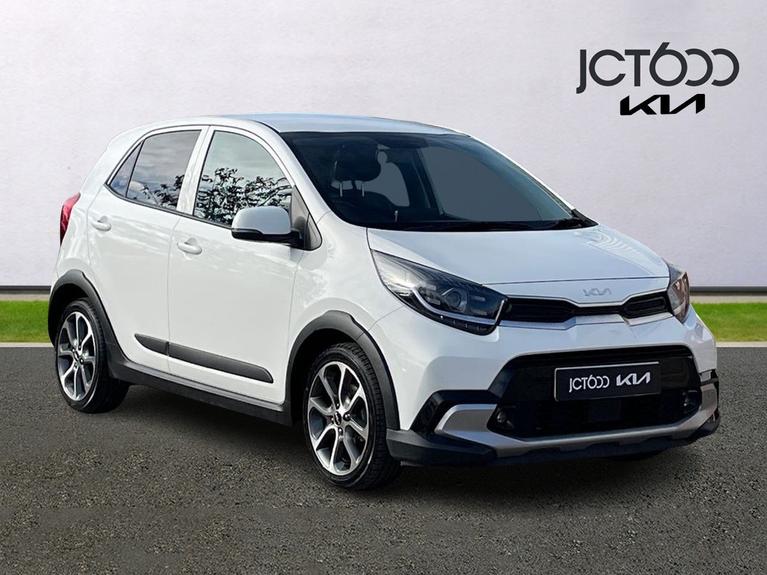 Used 2022 Kia Picanto 1.0 DPi X-Line Hatchback 5dr Petrol AMT Euro 6 (s/s) (66 bhp) White at JCT600