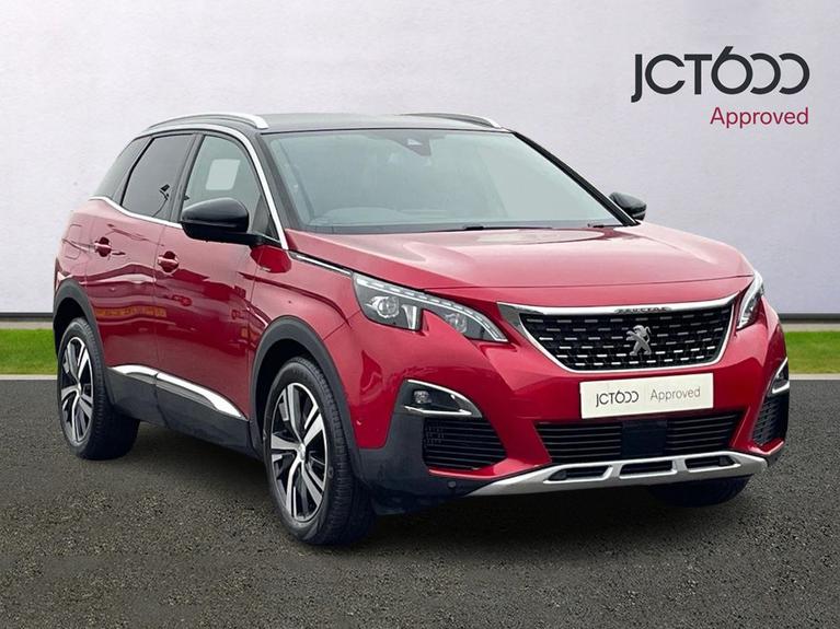 Used 2019 PEUGEOT 3008 1.5 BlueHDi GT Line 5dr Red at JCT600