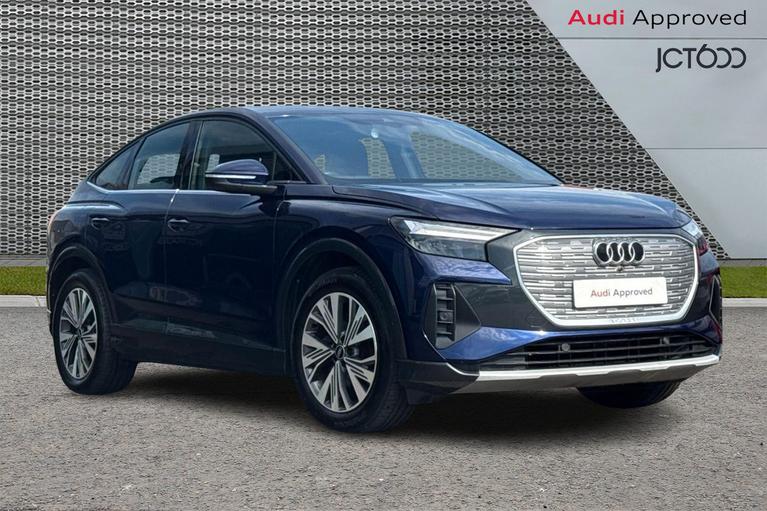 Used 2022 AUDI Q4 E-Tron 35 Sport Sportback 5dr Electric Auto 55kWh (170 ps) Blue at JCT600