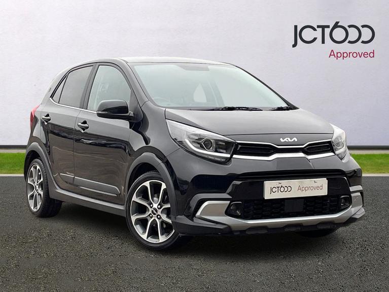 Used 2022 Kia Picanto 1.0 DPi X-Line Hatchback 5dr Petrol AMT Euro 6 (s/s) (66 bhp) Black at JCT600