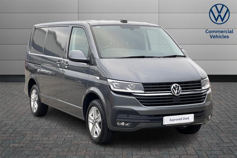 Used 2023 VOLKSWAGEN Transporter T32 Highline DSG SWB Euro 6 150ps *SAT NAV*LED LIGHTS*TAILGATE* Indium Grey at JCT600