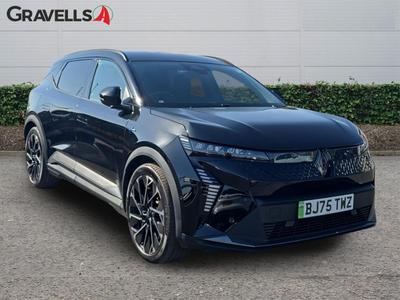 Used 2025 Renault SCENIC long range 87kWh techno esprit Alpine SUV 5dr Electric Auto (220 ps) Black at Gravells