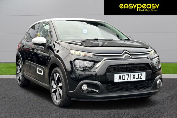 Used 2021 Citroen C3 1.2 PureTech 110 Shine Plus 5dr EAT6 Perla Nera Black at easypeasy