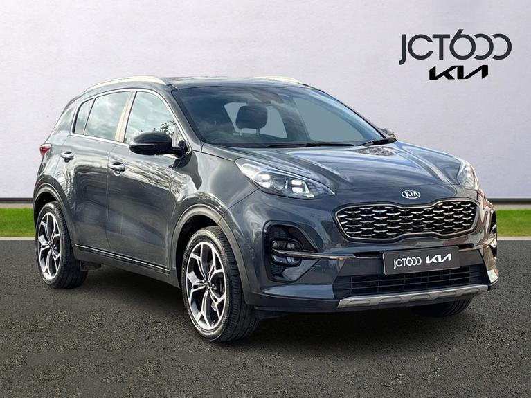 Used 2021 KIA Sportage 1.6 T-GDi GT-Line SUV 5dr Petrol Manual Euro 6 (s/s) (174 bhp) Grey at JCT600