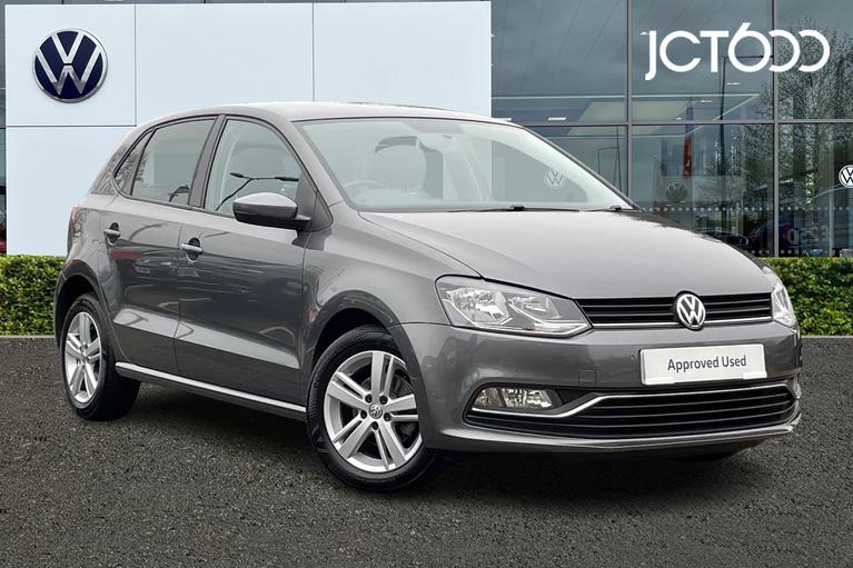 Used 2016 VOLKSWAGEN Polo Match 1.2 TSI 90PS 5-speed Manual 5 Door Nimbus Grey at JCT600