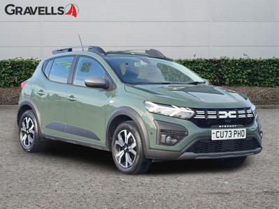 Used 2023 Dacia SANDERO STEPWAY 1.0 TCe Journey Hatchback 5dr Petrol Manual Euro 6 (s/s) (90 ps) Dusty Grey at Gravells