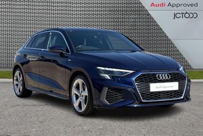 2022 AUDI A3 1.0 TFSI 30 S line Sportback 5dr Petrol Manual Euro 6 (s/s) (110 ps) at JCT600