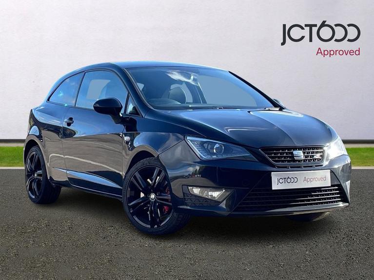 Used 2016 SEAT Ibiza 1.8 TSI Cupra Black Sport Coupe 3dr Petrol Manual Euro 6 (s/s) (192 ps) Black at JCT600