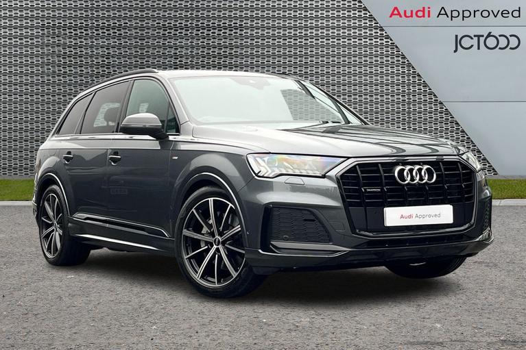 Used 2021 Audi Q7 Black Edition 50 TDI quattro 286 PS tiptronic Daytona grey at JCT600