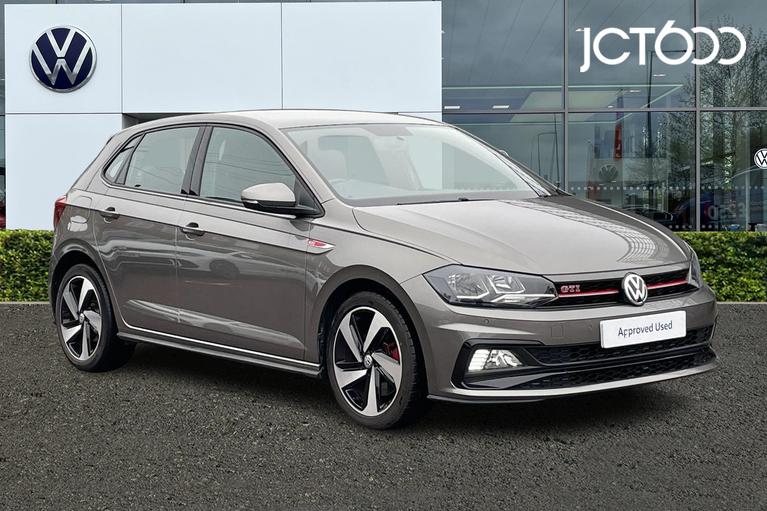 Used 2019 VOLKSWAGEN Polo 2.0 TSI GPF GTI Hatchback 5dr Petrol DSG Euro 6 (s/s) (200 ps) Grey at JCT600