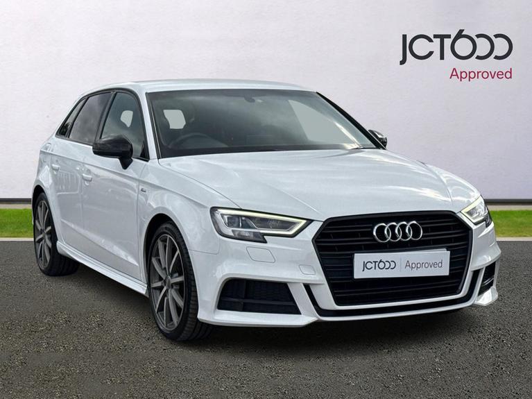 Used 2019 AUDI A3 1.5 TFSI CoD 35 Black Edition Sportback 5dr Petrol Manual Euro 6 (s/s) (150 ps) White at JCT600