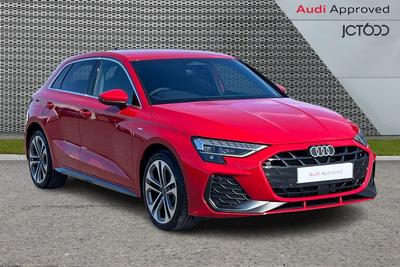 2026 Audi A3 1.5 TFSIe S line Sportback 5dr Petrol Plug-in Hybrid S Tronic Euro 6 (s/s) 17.9kWh (204 ps) at JCT600