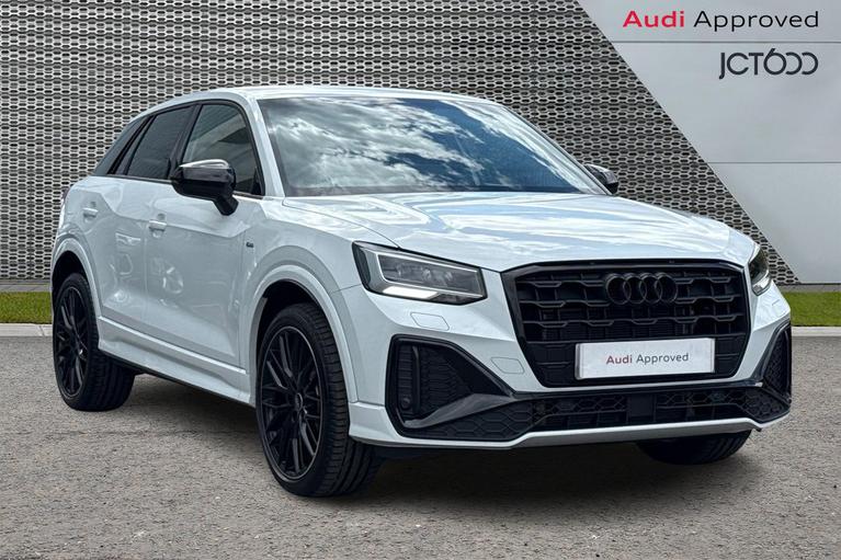 Used 2025 Audi Q2 Black Edition 35 TFSI 150 PS S tronic Glacier White at JCT600