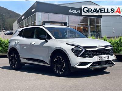Used 2022 Kia SPORTAGE 1.6 T-GDi GT-Line SUV 5dr Petrol Manual Euro 6 (s/s) (148 bhp) White at Gravells