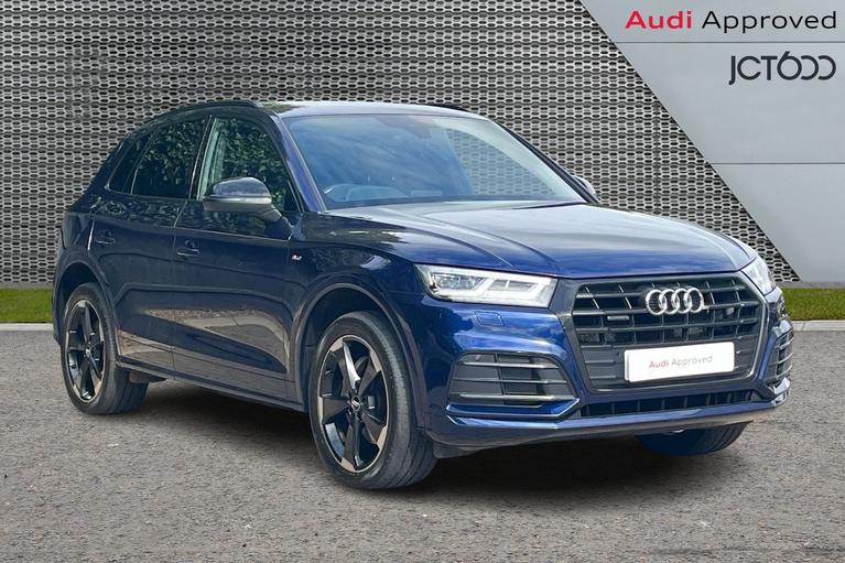 Used 2019 Audi Q5 2.0 TDI 40 Black Edition SUV 5dr Diesel S Tronic quattro Euro 6 (s/s) (190 ps) Blue at JCT600