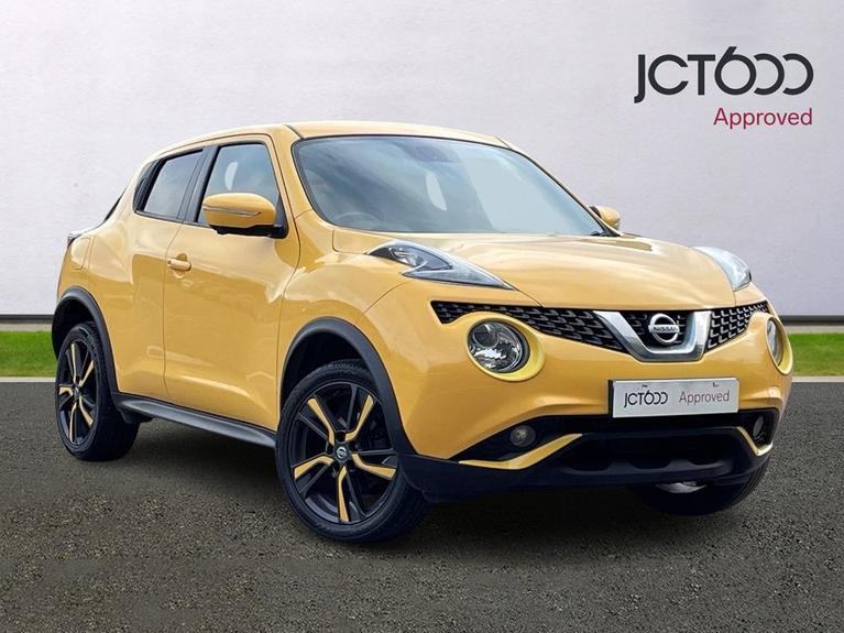 Used 2016 NISSAN Juke 1.5 dCi Tekna SUV 5dr Diesel Manual Euro 6 (s/s) (110 ps) Yellow at JCT600