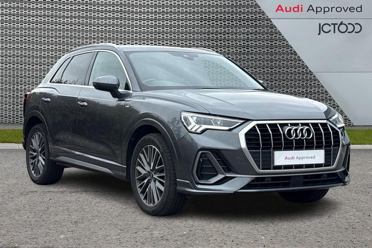 Used 2022 AUDI Q3 S line 35 TFSI 150 PS S tronic (Comfort and Sound Pack) Daytona Grey at JCT600