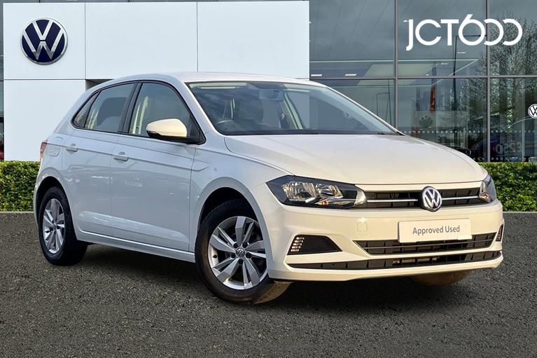 Used 2019 VOLKSWAGEN Polo SE 1.0 65PS EVO 5-speed Manual 5 Door Pure White at JCT600