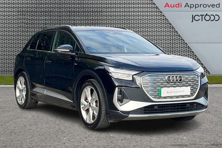 Used 2022 Audi Q4 E-Tron 35 S line SUV 5dr Electric Auto 55kWh (170 ps) Black at JCT600