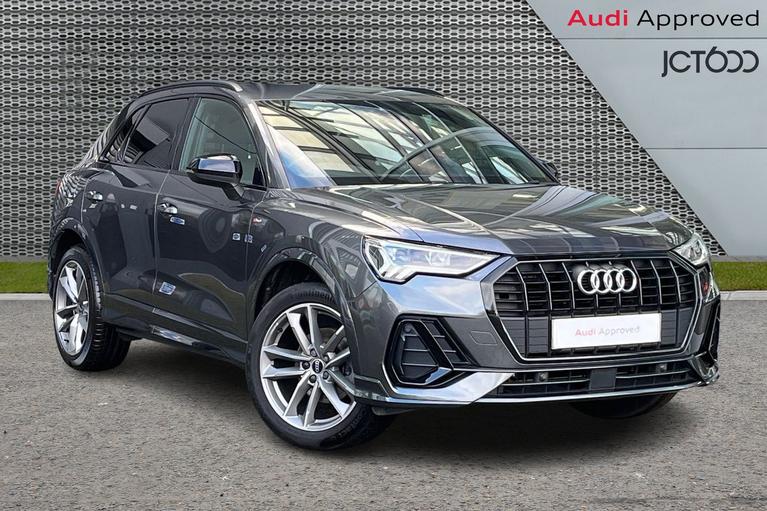 Used 2021 Audi Q3 1.5 TFSI CoD 35 Black Edition SUV 5dr Petrol S Tronic Euro 6 (s/s) (150 ps) Grey at JCT600