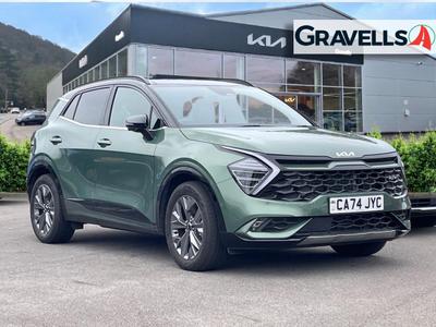 Used 2024 Kia Sportage 1.6 T-GDi HEV GT-LINE S Experience Green with Black Roof at Kia Motors UK