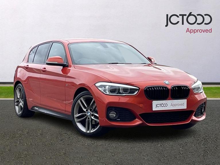 Used 2017 BMW 1 Series 2.0 118d M Sport Hatchback 5dr Diesel Auto Euro 6 (s/s) (150 ps) Orange at JCT600