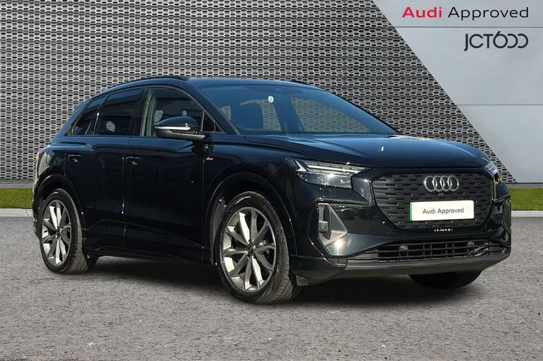 Used 2022 Audi Q4 e-tron 40 Edition 1 SUV 5dr Electric Auto 82kWh (204 ps) Black at JCT600