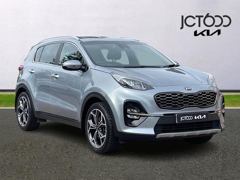 Used 2021 KIA Sportage 1.6 T-GDi GT-Line SUV 5dr Petrol Manual Euro 6 (s/s) (174 bhp) Silver at JCT600