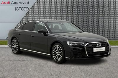 2025 AUDI A8 3.0 TDI V6 50 S line Saloon 4dr Diesel Tiptronic quattro Euro 6 (s/s) (LWB) (286 ps) at JCT600