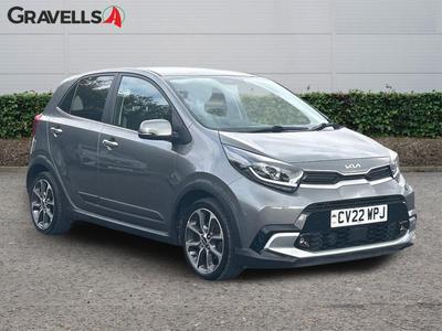 Used 2022 Kia PICANTO 1.0 DPi X-Line S Hatchback 5dr Petrol AMT Euro 6 (s/s) (66 bhp) astro grey at Gravells
