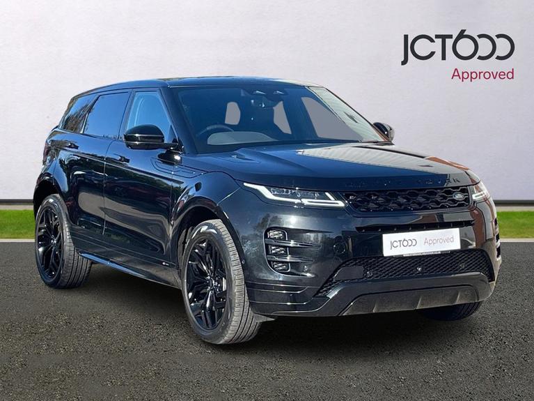 Used 2021 LAND ROVER Range Rover Evoque 2.0 D200 MHEV R-Dynamic SE SUV 5dr Diesel Auto 4WD Euro 6 (s/s) (204 ps) Black at JCT600