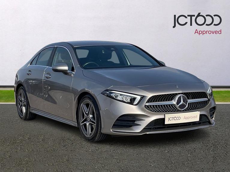 Used 2019 MERCEDES-BENZ A Class 1.3 A200 AMG Line (Premium) Saloon 4dr Petrol 7G-DCT Euro 6 (s/s) (163 ps) Silver at JCT600