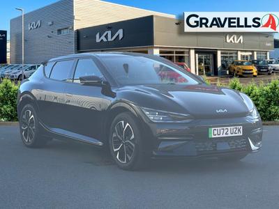 Used 2022 Kia EV6 77.4kWh GT-Line Hatchback 5dr Electric Auto (225 bhp) Black at Gravells