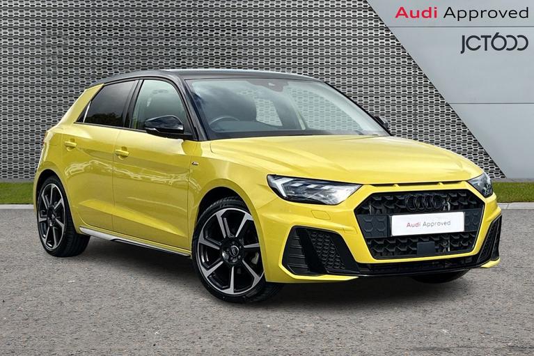 Used 2019 AUDI A1 1.5 TFSI 35 S line Contrast Edition Sportback 5dr Petrol S Tronic Euro 6 (s/s) (150 ps) Yellow at JCT600