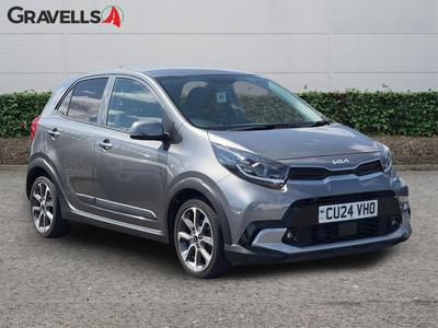 Used 2024 Kia PICANTO 1.0 DPi X-Line S Hatchback 5dr Petrol AMT Euro 6 (s/s) (66 bhp) astro grey at Gravells