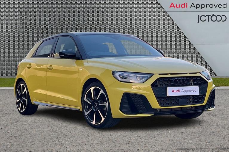 Used 2019 AUDI A1 1.5 TFSI 35 S line Contrast Edition Sportback 5dr Petrol S Tronic Euro 6 (s/s) (150 ps) Yellow at JCT600