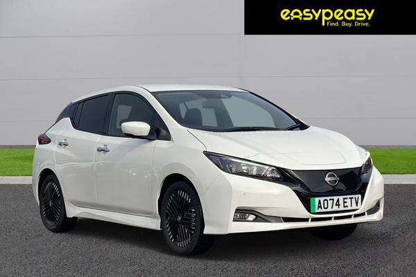 Used 2024 Nissan LEAF 110kW Shiro 39kWh 5dr Auto Arctic White at easypeasy