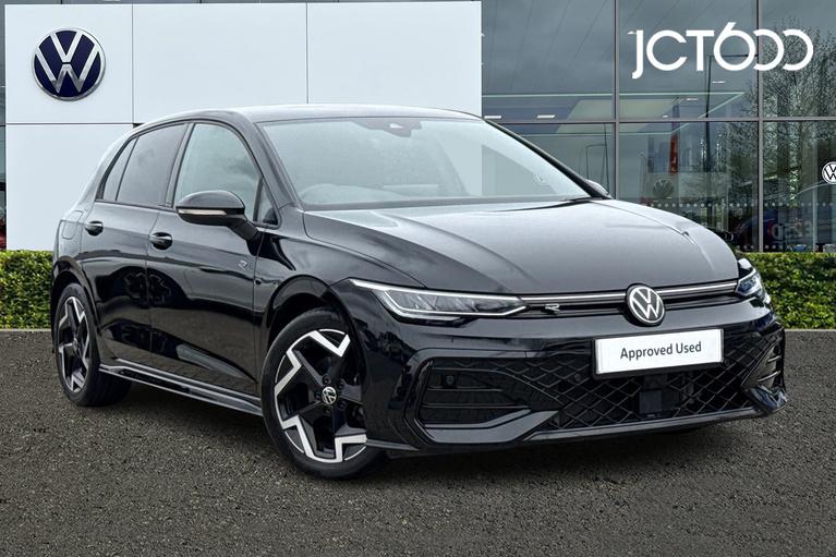 Used 2025 Volkswagen Golf 1.5 TSI R-Line Hatchback 5dr Petrol Manual Euro 6 (s/s) (150 ps) Black at JCT600