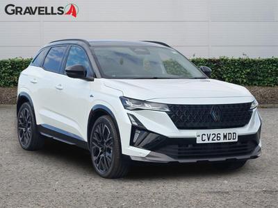 Used 2026 Renault AUSTRAL 1.2 E-TECH techno esprit Alpine SUV 5dr Petrol Hybrid Auto Euro 6 (s/s) (200 ps) Arctic Wht+Dmnd at Gravells